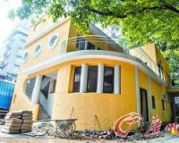 广州民国金陵台遭强拆后复建 原15根巨柱消失(图)