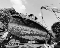 南京大屠杀遇难同胞纪念馆征集到日军炮艇