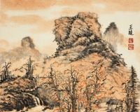王晓中国画作品展亮相恭王府