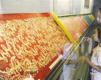 去三峡博物馆看清朝皇室专用纸
