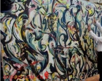 波洛克《壁画》独幅成展 亮相美国苏城艺术中心