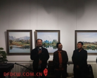柴刚山水日记展于见心会馆开幕