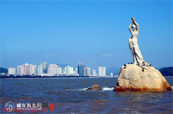 雕塑珠海渔女