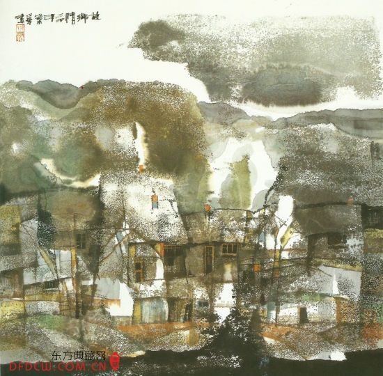  ɫˮī Ƭ 69x69cm Ļ