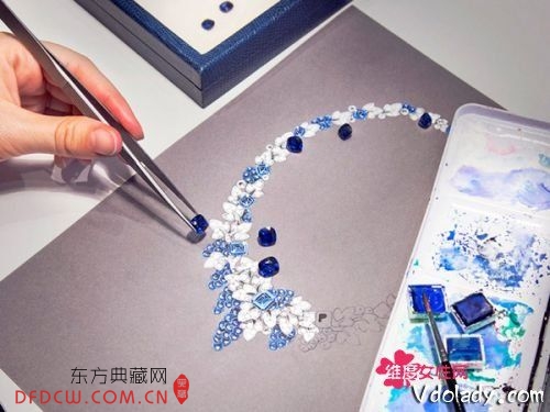 Sapphire and Diamond Necklace ƹ