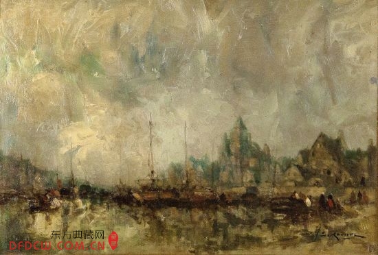 ķ á ٰ Ϳ Jean Etienne KARNEC (1865-1934) ľͻ 2434.5cm