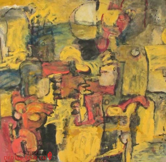 ˣ֮ʮˡ 65.565.5 cm ֽɫ 1992  չ2007 ,󡤾Ǭ滭ѧоչ,й