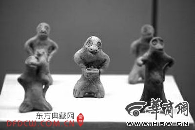 神猴哈奴曼陶俑 华商报记者 张杰 摄 