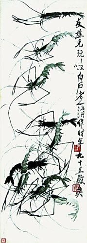 齐白石《九虾图》拍出100万:曾被赠送江友樵