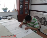 脑瘫画家刘超作品展在京展出