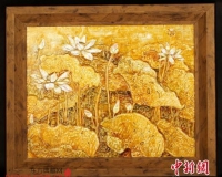 新锐漆画暗地妖娆:破壳而出的肌理新生