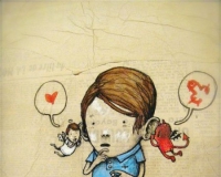 法国街头绘画家德兰作品赏析