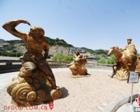 兰州孙悟空雕塑金箍棒屡失窃