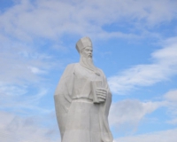 汝城建成全国最高的周敦颐石雕