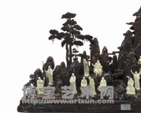 木雕牙刻大师精品倍受青睐