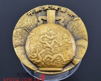 中国瓷画艺术铜章亮相