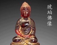 凝聚大自然灵气的琥珀佛像