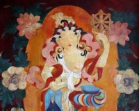 尤峰藏传佛教绘画艺术个展举办