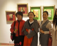 富粒粒油画作品在海口当代艺术馆展出(图)