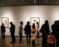 一纸凝芳:余宏达现代女性工笔画作品展开幕