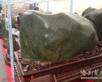价值300万元昌化田黄鸡血石亮相武汉奇石展(图)