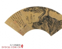 唐寅扇面《三忠图》以480万落槌(图)