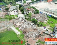 佛山汾宁古道老建筑坍塌