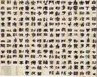 嘉德2015春拍 金农《华山庙碑》4025万元成交
