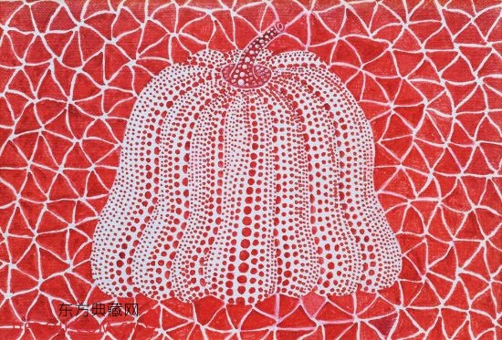草间弥生（b.1929） 南瓜（拍品编号：35）成交价300000万（现场成交）