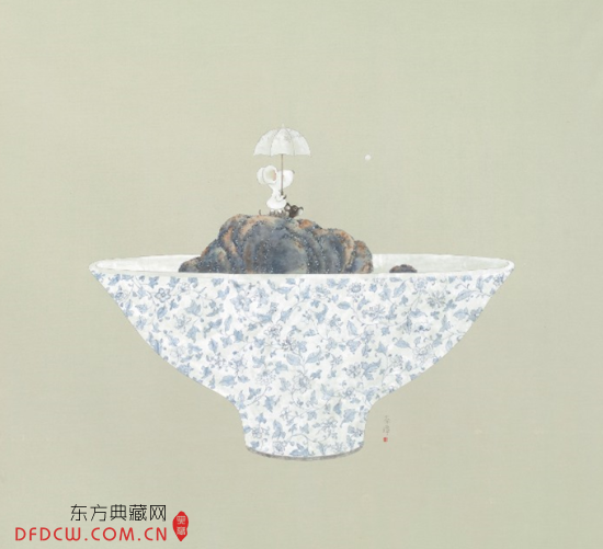 弥漫(2)120X120cm 纸本设色 2011