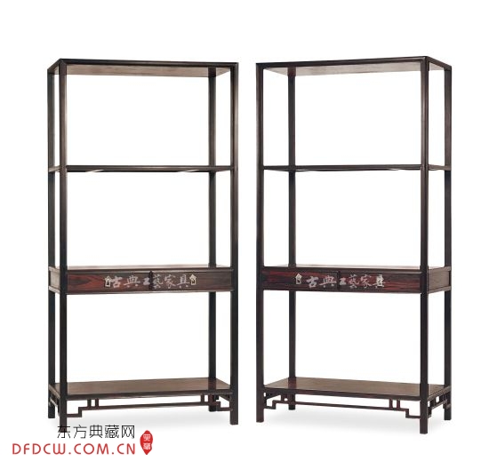 图9 书格成对(图片提供：中国嘉德)