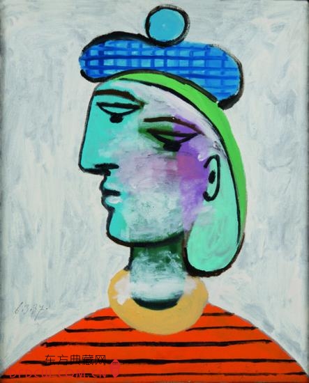 Pablo Picasso Marie-Thrse au bret bleu (1937) Photo:© Succession Picasso 2015 / Photo Batrice Hatala