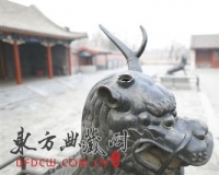 圆明园铜麒麟断角:园方称系仿制品
