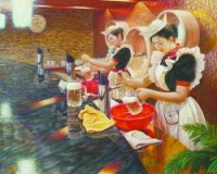 摘苹果的时候:记朝鲜油画精品展