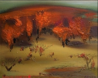 环保艺术行:四个人的胡杨树艺术展开幕