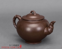 上海驰翰春拍:朱可心大型竹节咖啡壶73万落槌