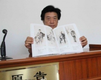 草根画家周九龙追求艺术高境界