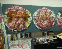 中国油画中的七荤八素