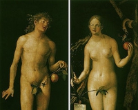 丢勒的《亚当和夏娃》