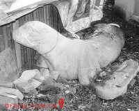 80多岁海豹雕塑至今未归家