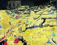 漆雕金阊图现身工艺美术博物馆