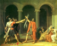 大卫的油画《荷拉斯兄弟之誓》