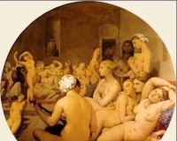 安格尔:《土耳其浴女》