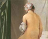 安格尔:《瓦品松的浴女》