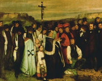 库尔贝:《奥南的葬礼》