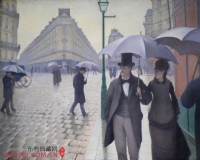 卡勒伯特:潮湿空气中的巴黎街景