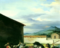 席里柯的油画《牛市》