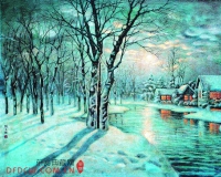 诗画交融在《雪夜》