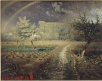 米勒的油画《春》