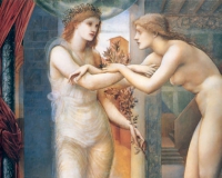 伯恩·琼斯的《皮格马利翁和形象—神性燃烧》